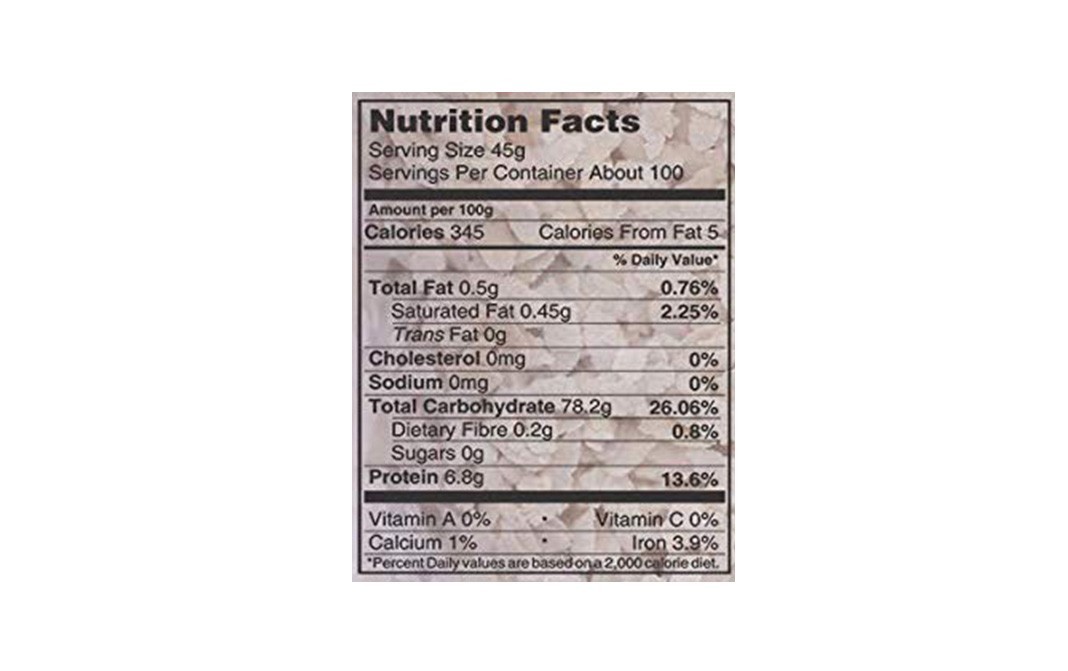 Bytewise Organic Poha (Beaten Rice)    Pack  500 grams